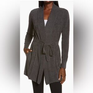Barefoot Dreams Charcoal CozyChic Ultra Lite Robe/Cardigan
